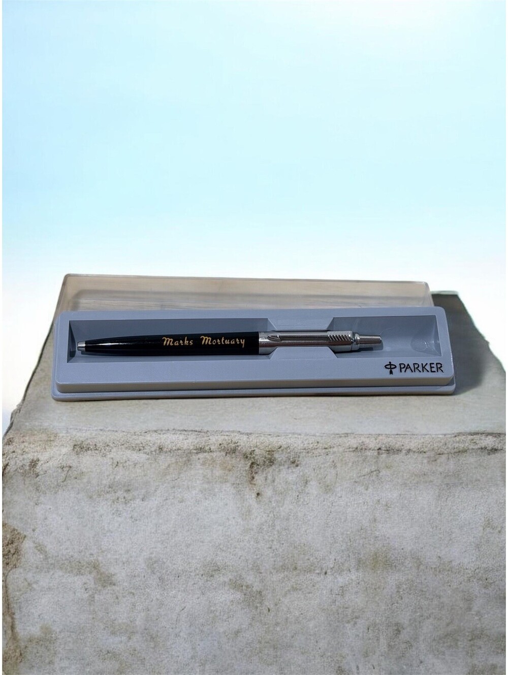 Vintage Parker Ball Point Pen “Marks Mortuary”